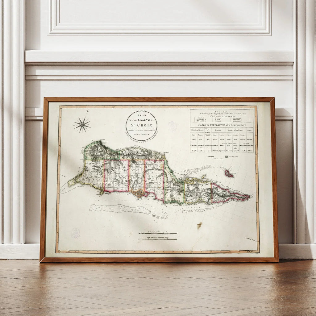 St. Croix 1804 - Plantager og distrikter – billede 2