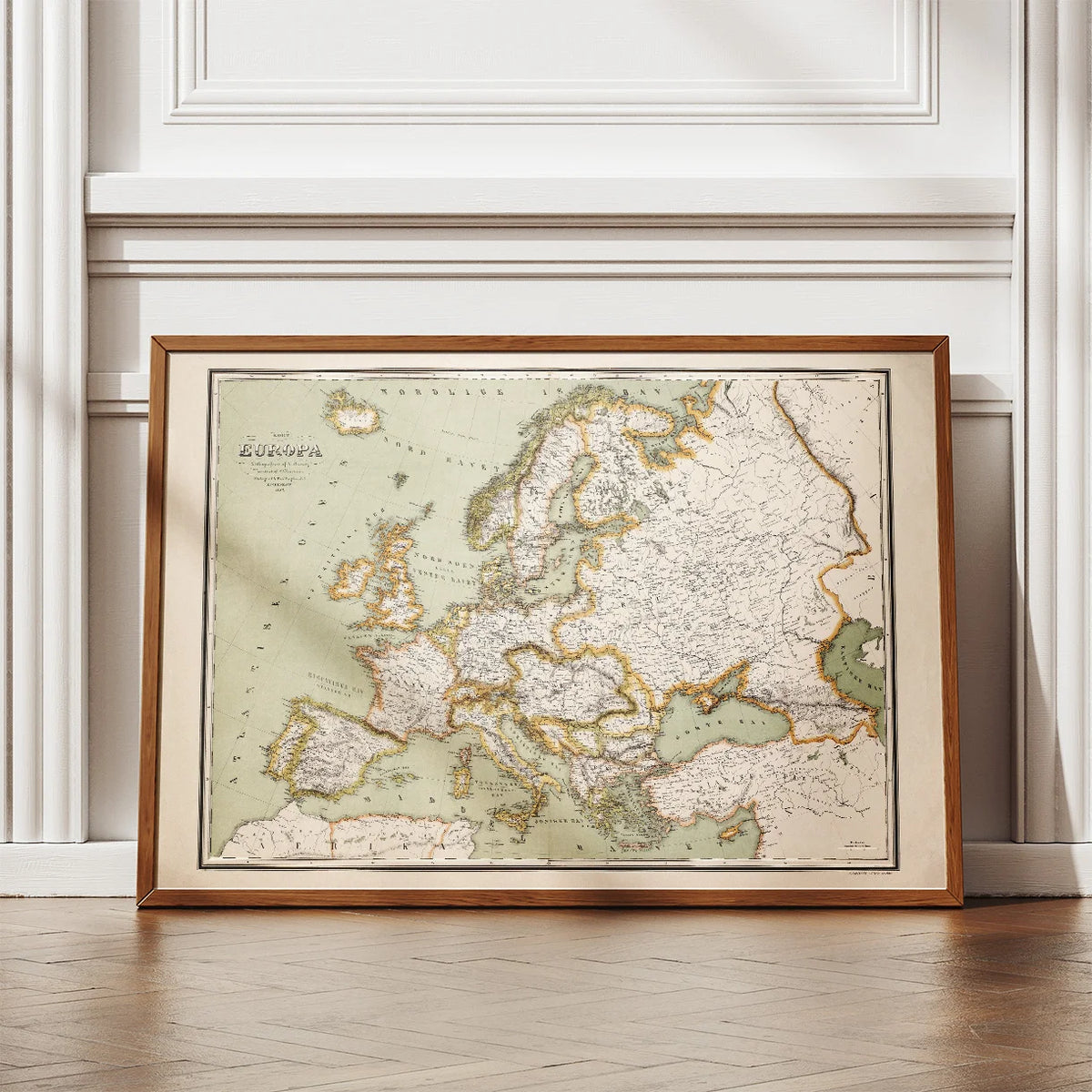 Kort over Europa 1887 - Landkort – billede 2