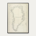 Grønland 1914 - Landkort – billede 1