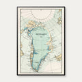 Grønland 1896 - Landkort – billede 1