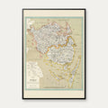 Kaart over Fyen 1891 - Landkort – billede 1