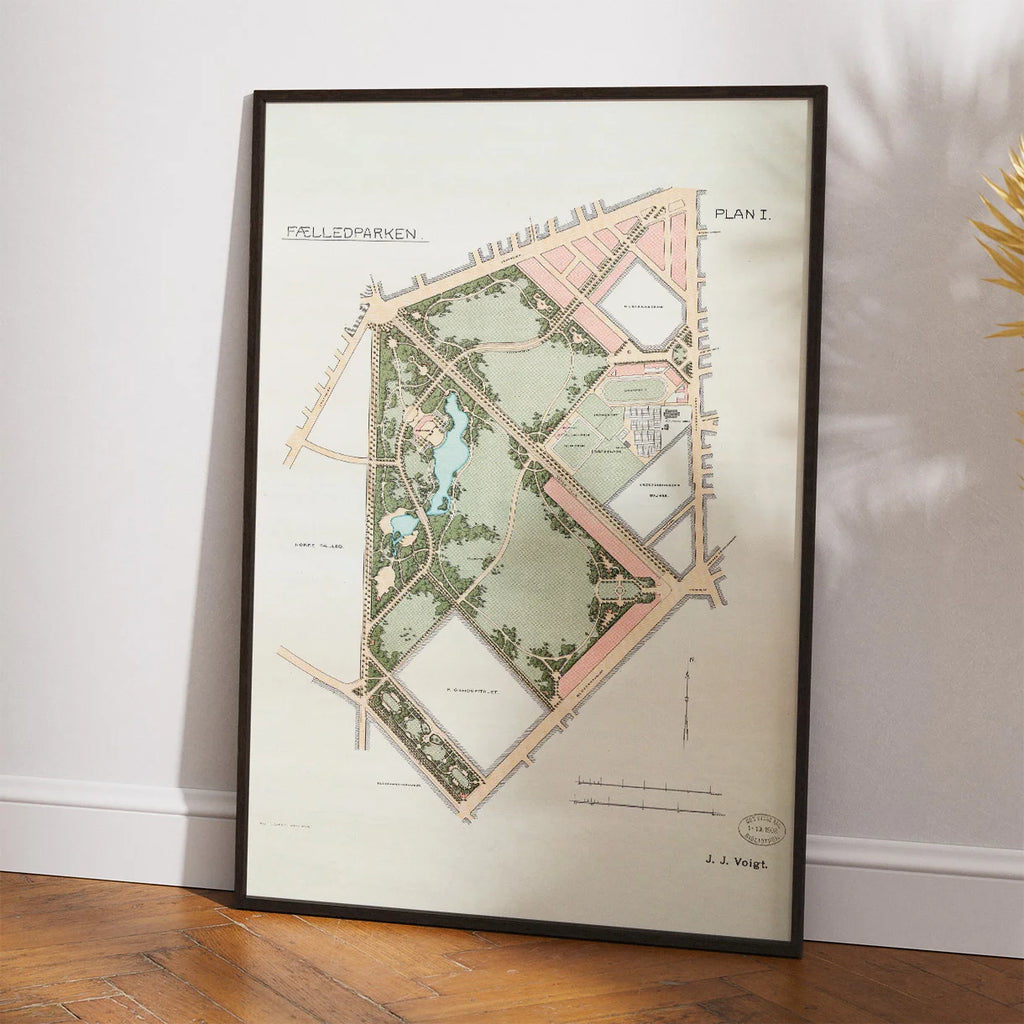 Fælledparken 1908 - Bykort – billede 2