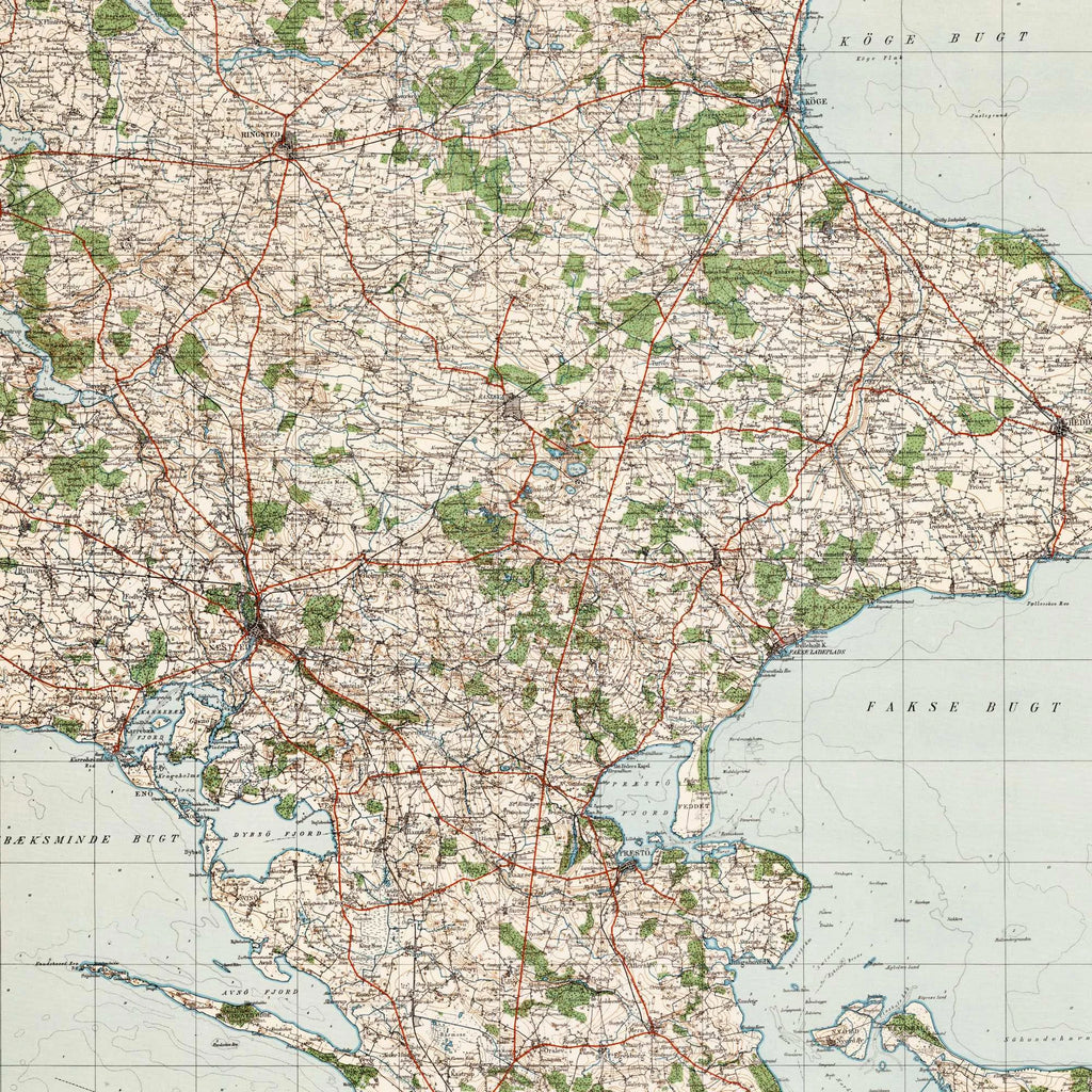 Præstø 1940-44 - Tysk kort - Plakat – billede 4