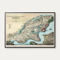 Slagmarkerne ved Fredericia Fæstning 1864-1880 - Historisk kort – billede 1