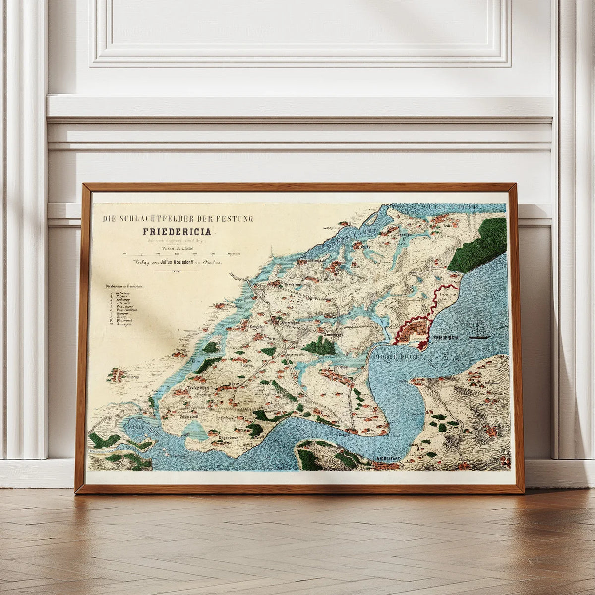 Slagmarkerne ved Fredericia Fæstning II 1864-1880 - Historisk kort – billede 2