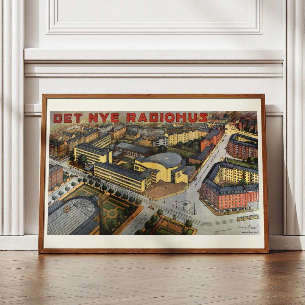 Det nye Radiohus på Rosenørns Allé 1930-1939 - Byprospekt – billede 2