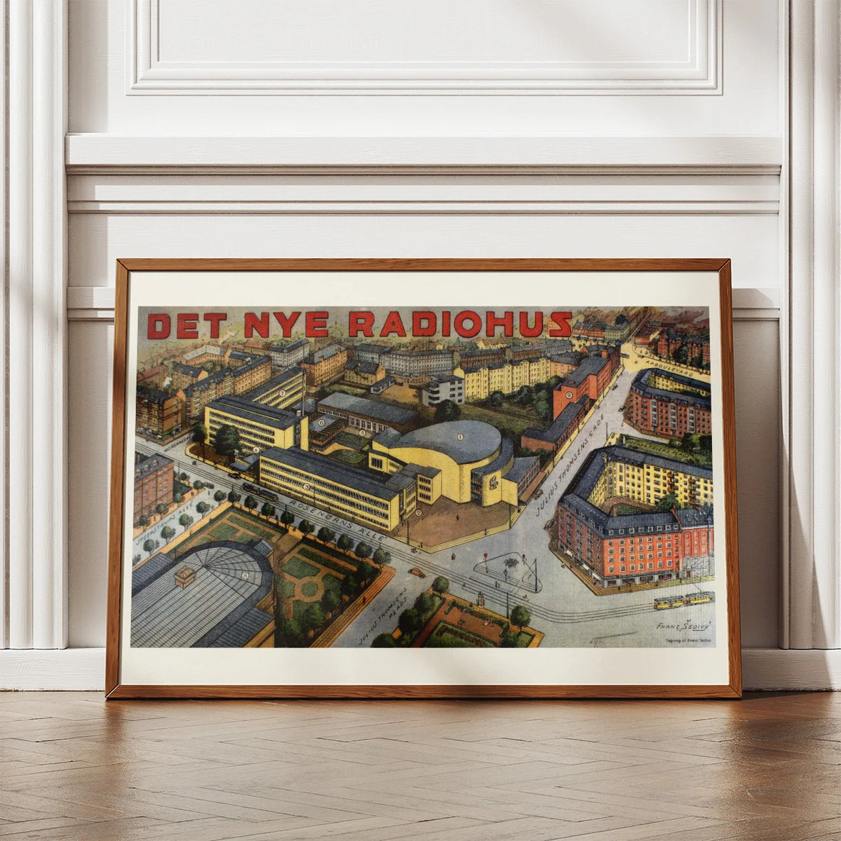 Det nye Radiohus på Rosenørns Allé 1930-1939 - Byprospekt – billede 2