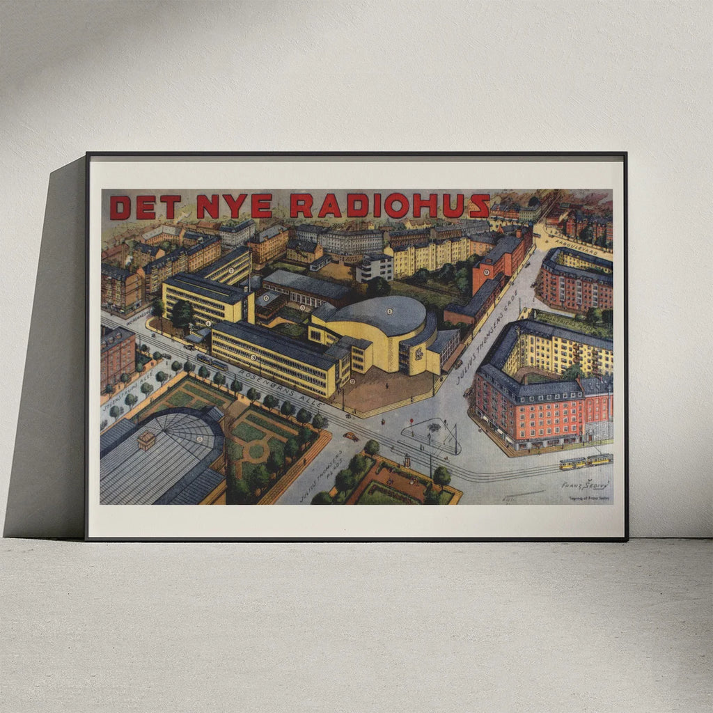 Det nye Radiohus på Rosenørns Allé 1930-1939 - Byprospekt – billede 3