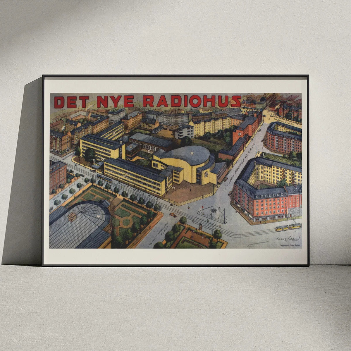 Det nye Radiohus på Rosenørns Allé 1930-1939 - Byprospekt – billede 3