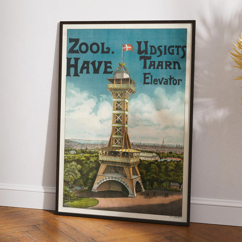 Zoologisk Have København - Udsigts Taarn - Plakat – billede 2