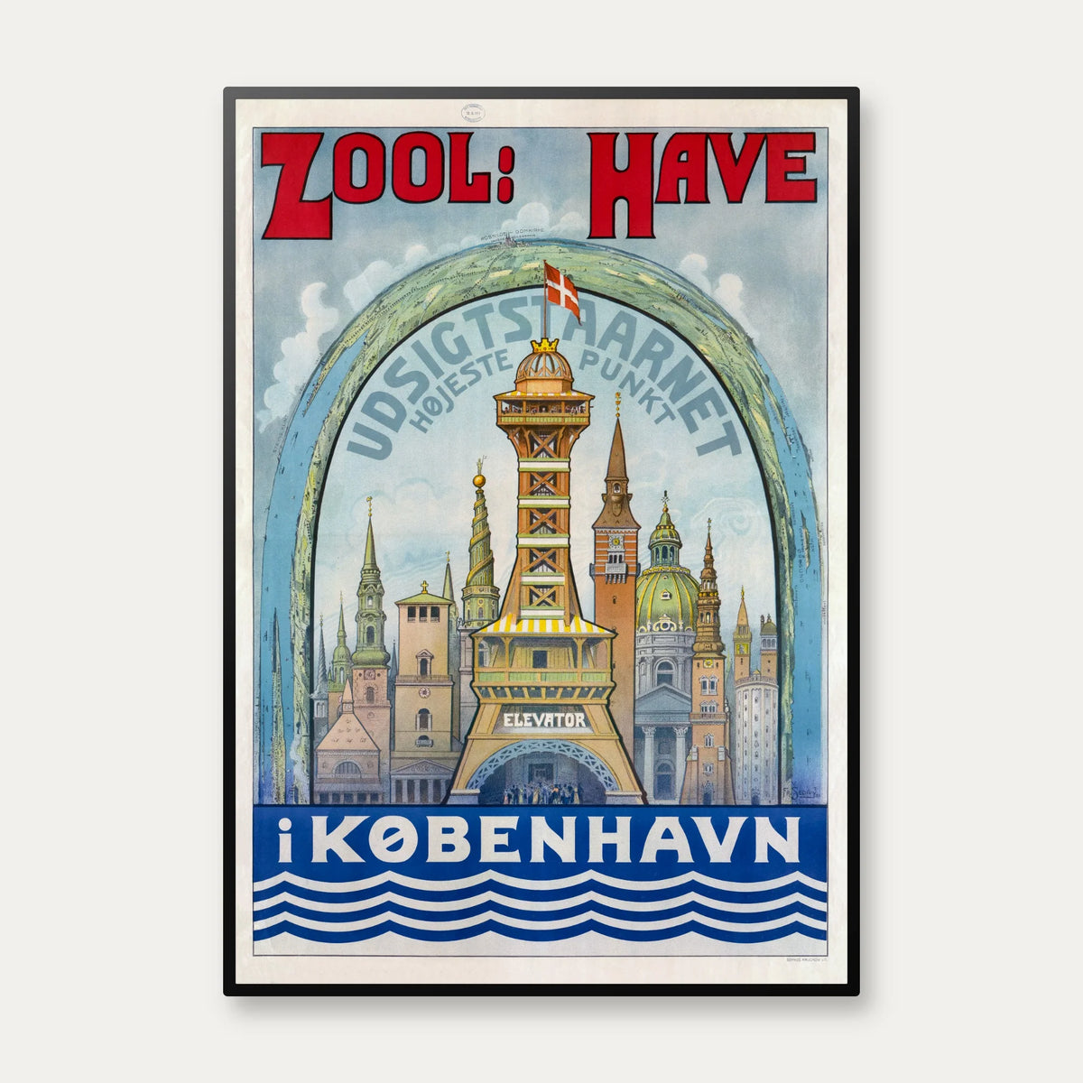 Zoologisk Have København - Plakat – billede 1