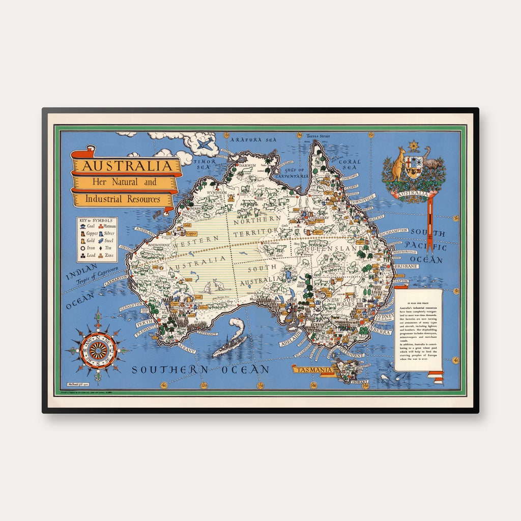 Australiens naturressourcer og industri 1942 – billede 1