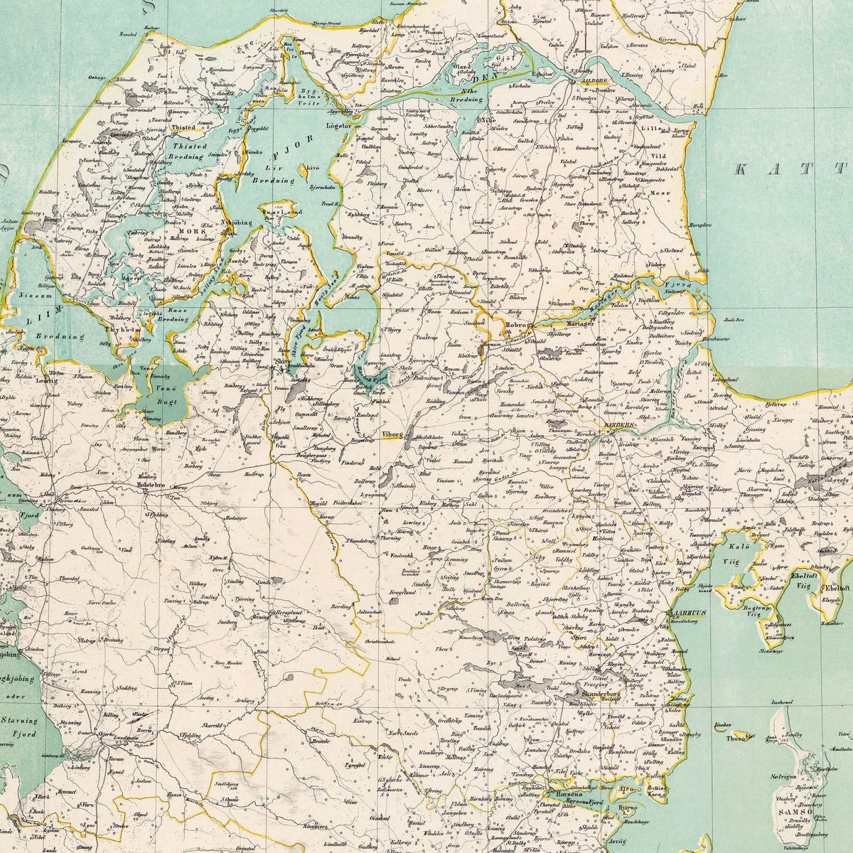 Historisk kort over Jylland 1859 – billede 4