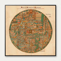 Mappa mundi 1898 - Ebstorfer Verdenskort – billede 1