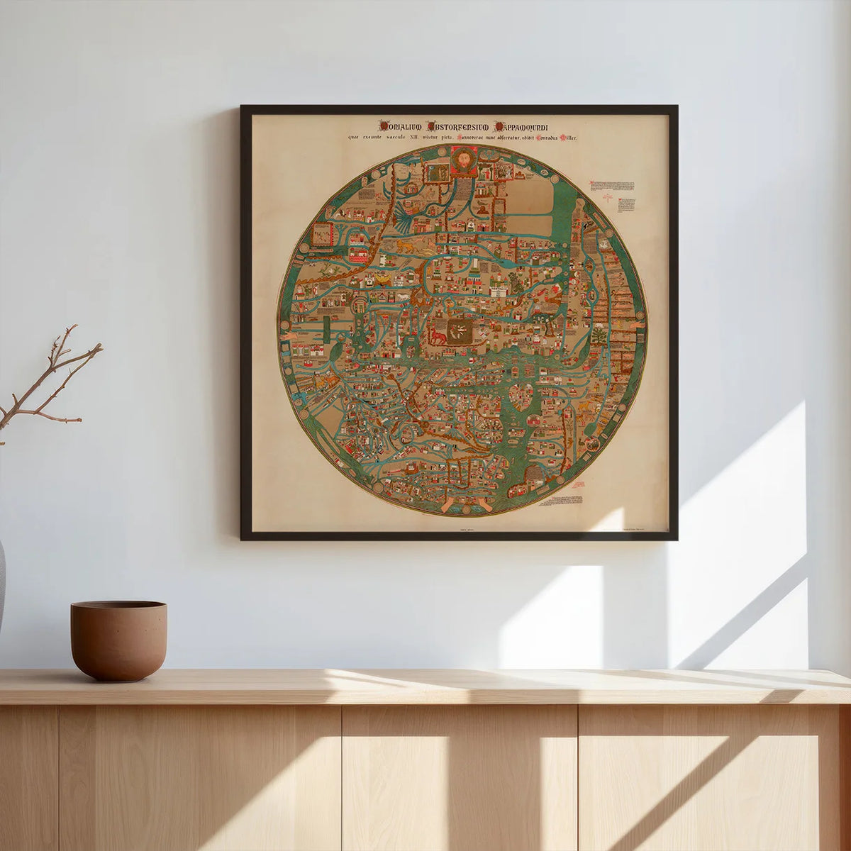 Mappa mundi 1898 - Ebstorfer Verdenskort – billede 3