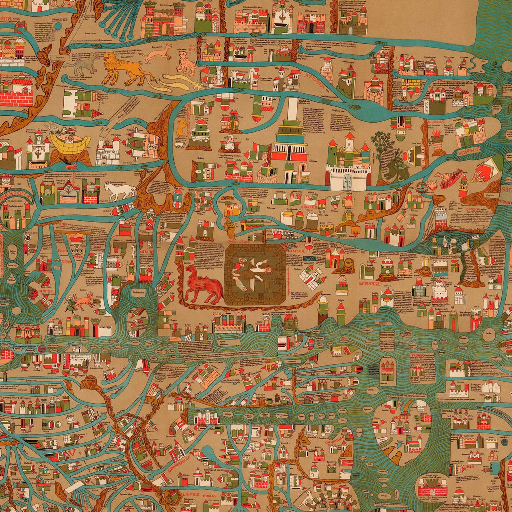 Mappa mundi 1898 - Ebstorfer Verdenskort – billede 4