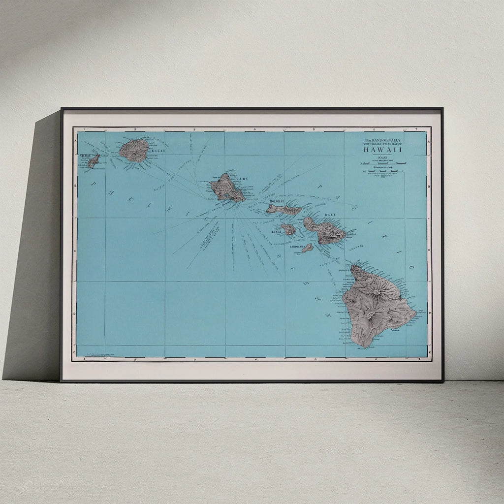Hawaii 1912 - Atlas map – billede 3