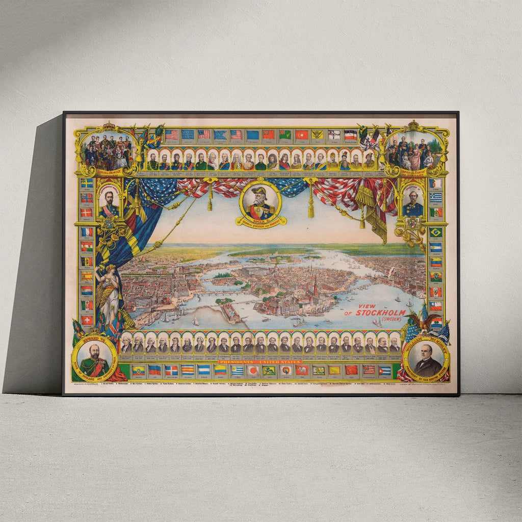 Stockholm, Sweden 1901 - Bykort – billede 3