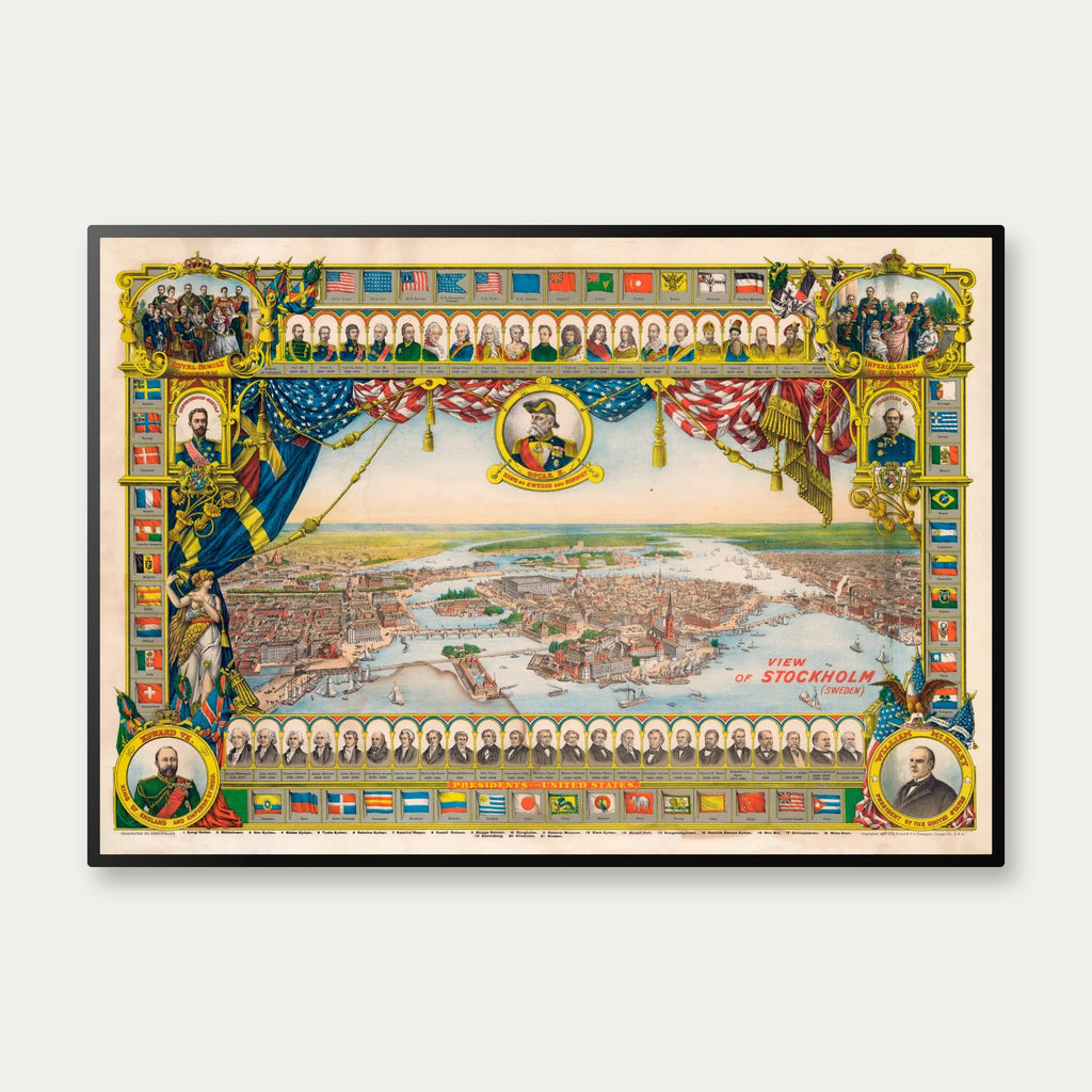 Stockholm, Sweden 1901 - Bykort – billede 1