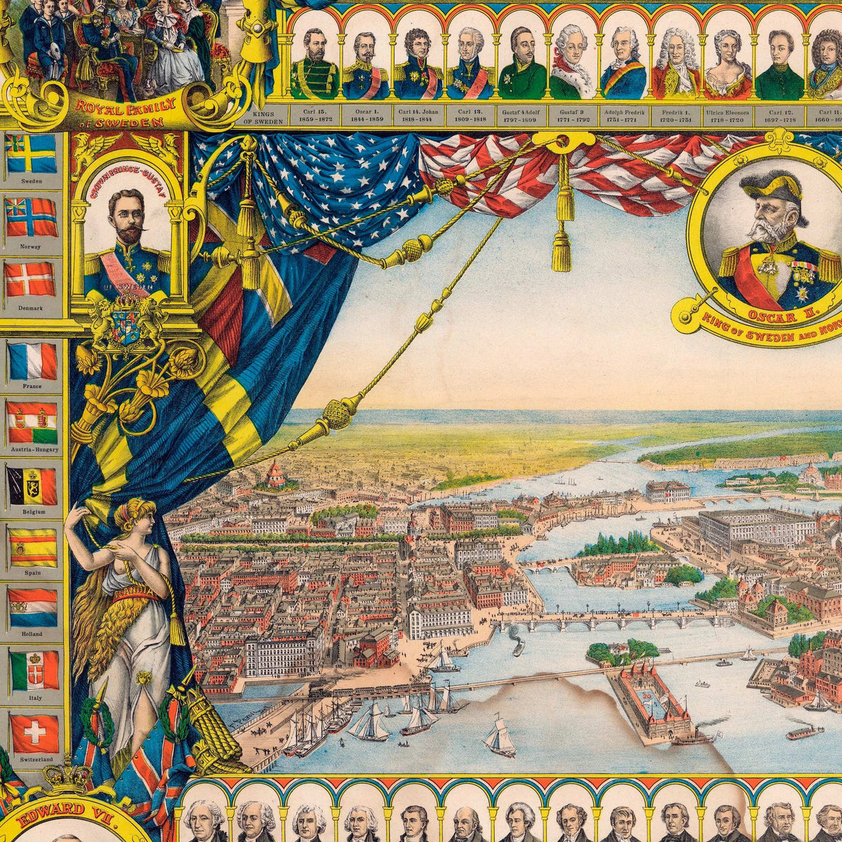 Stockholm, Sweden 1901 - Bykort – billede 4