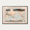 Vulkaner & jordskælv 1850 - Anskuelsestavle – billede 1