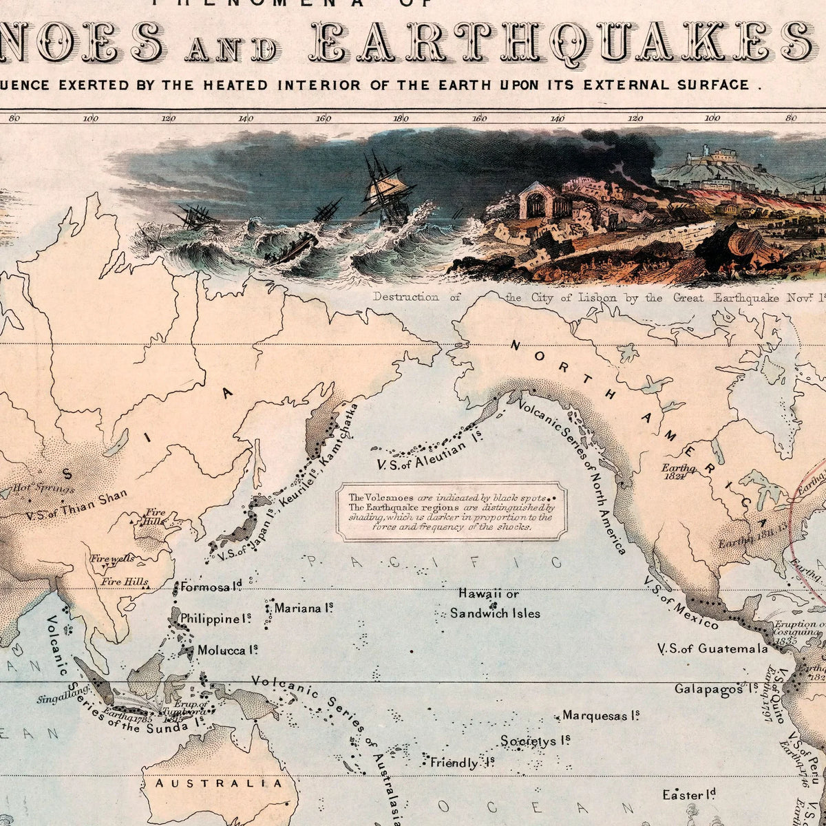 Vulkaner & jordskælv 1850 - Anskuelsestavle – billede 4