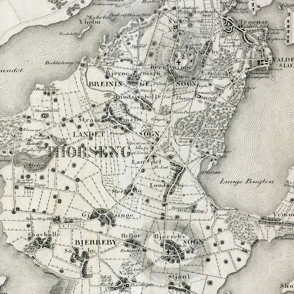Tåsinge 1822 - Thorseng og omliggende øer – billede 4
