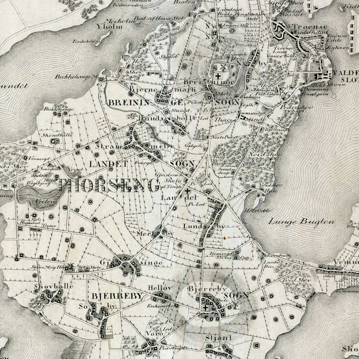 Tåsinge 1822 - Thorseng og omliggende øer – billede 4