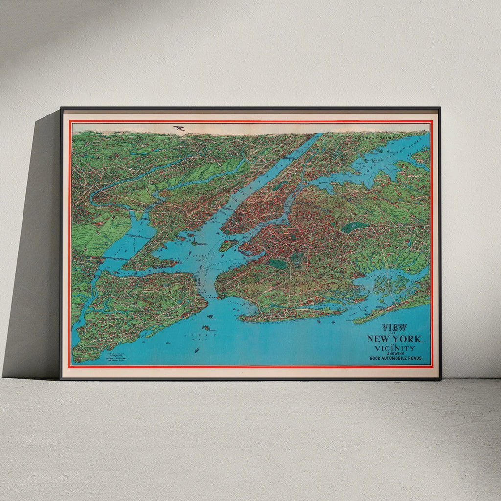 New York og Omegn 1925 - Bykort – billede 3