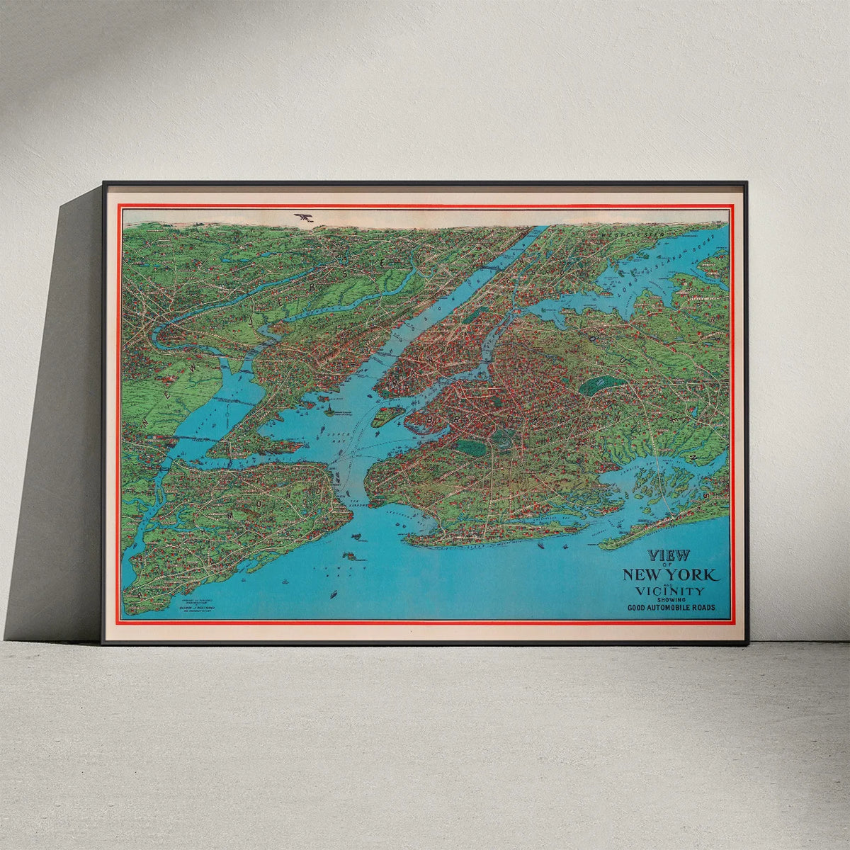 New York og Omegn 1925 - Bykort – billede 3