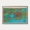 New York og Omegn 1925 - Bykort – billede 1