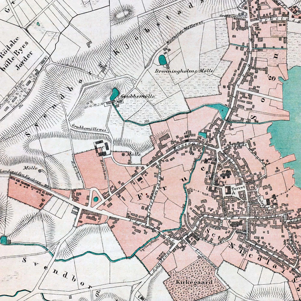 Svendborg By 1873 - Bykort – billede 4