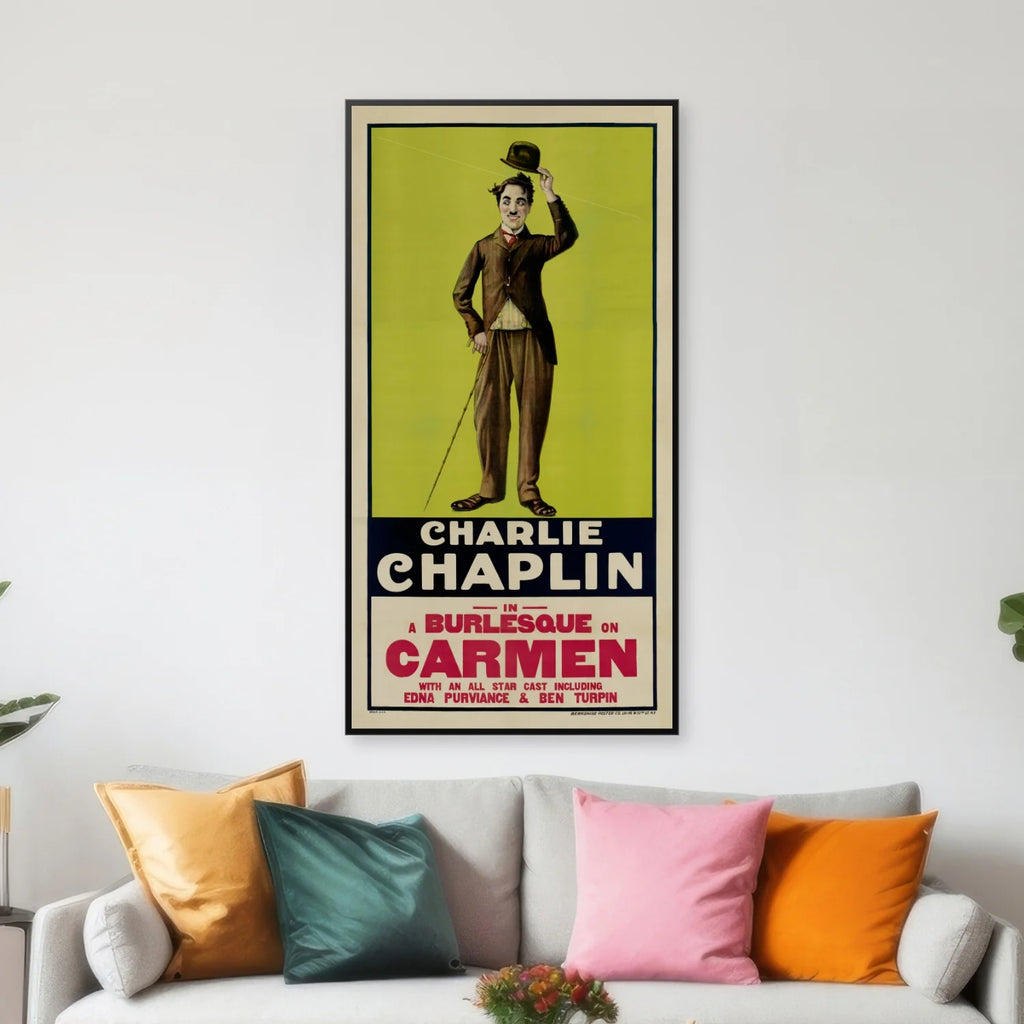 Charlie Chaplin - Berkshire Poster Company 1920 - Filmplakat - 42×80 cm – billede 3