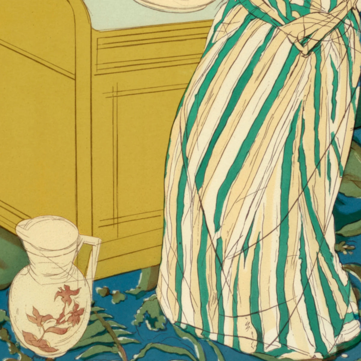 Woman Bathing - Mary Cassatt 1891 - Kunstplakat – billede 4