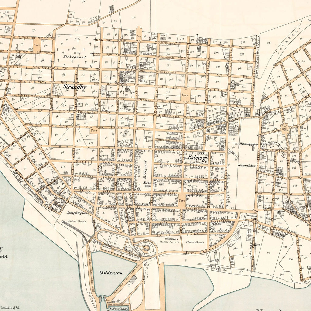 Esbjerg 1897 - Bykort – billede 4