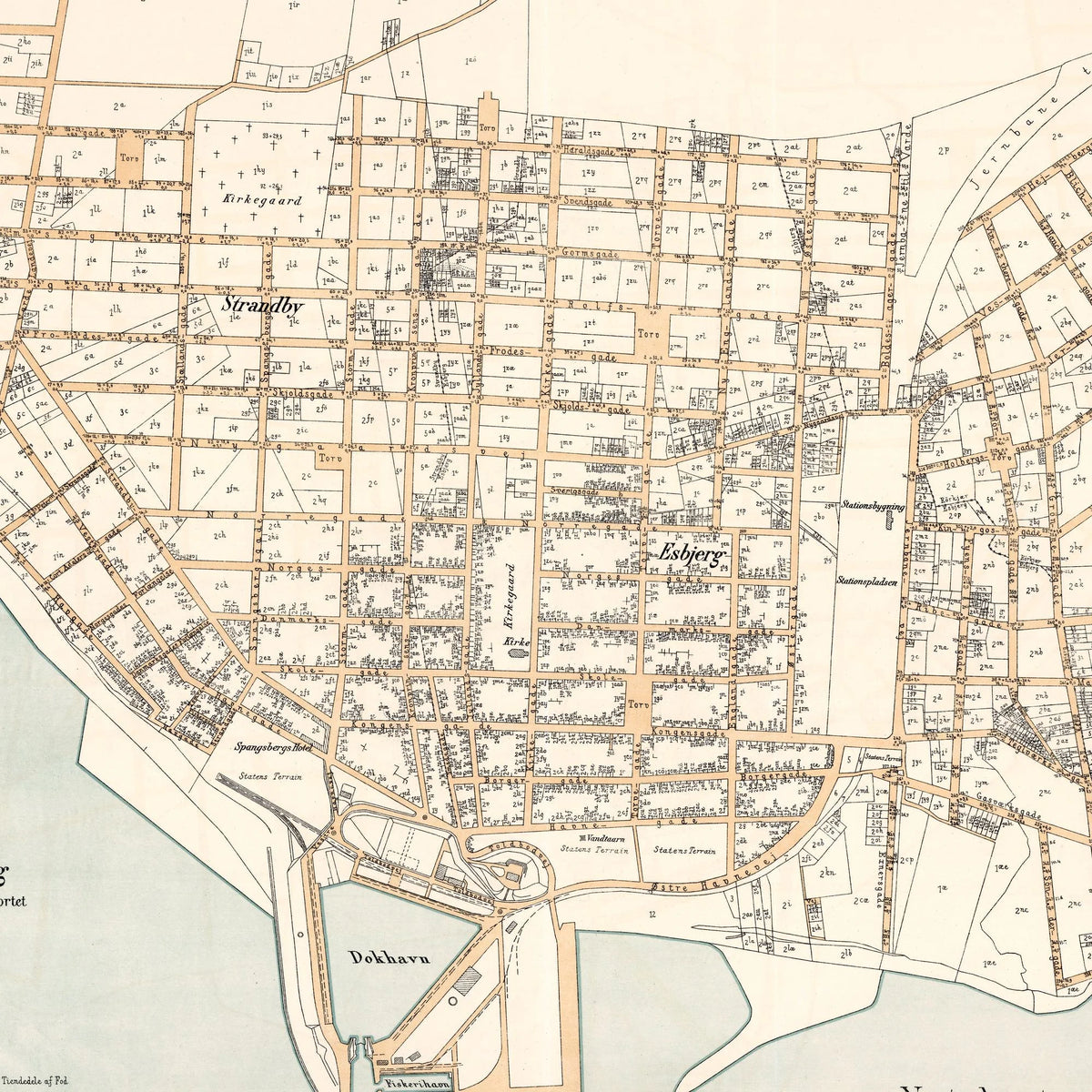 Esbjerg 1897 - Bykort – billede 4
