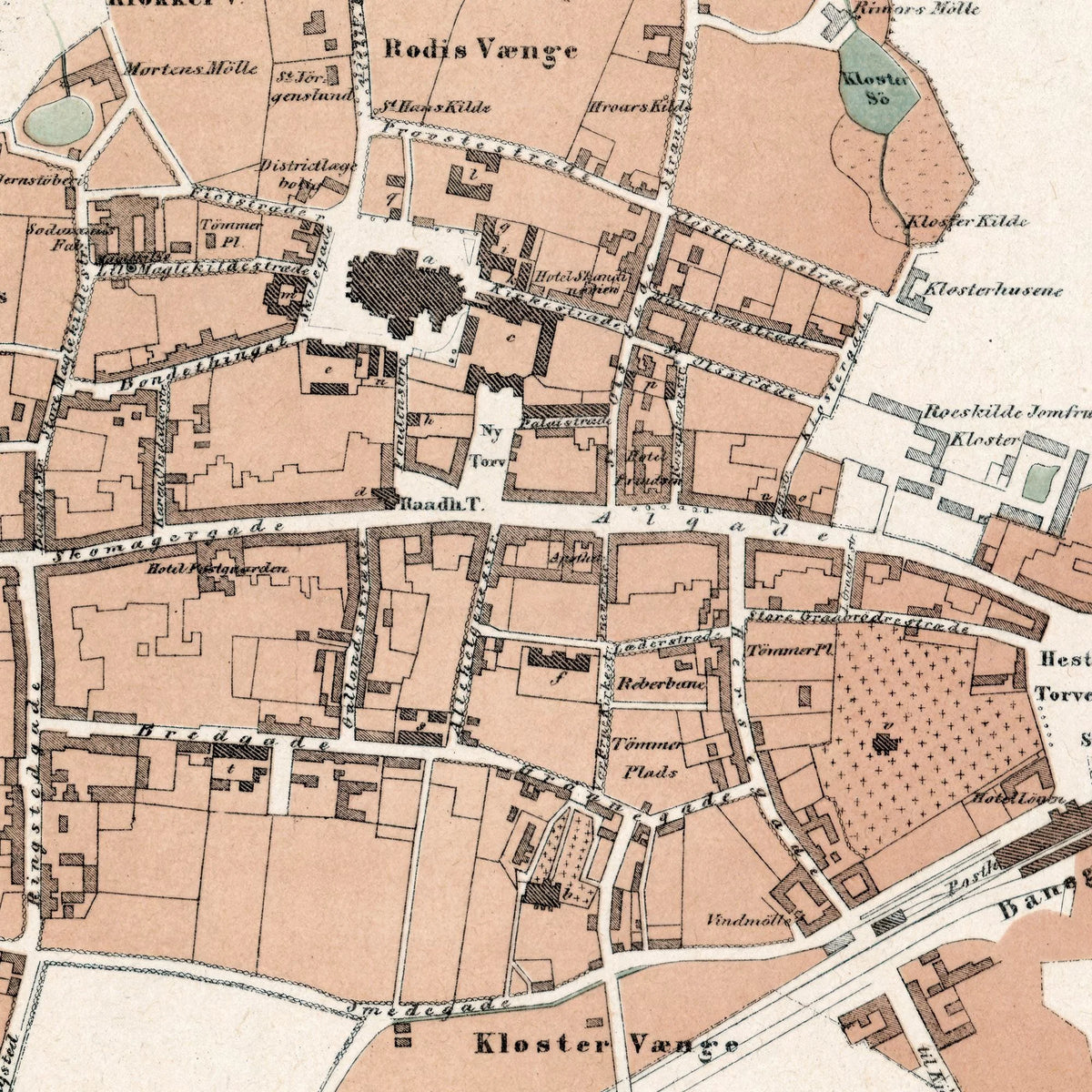 Roskilde 1870 - Historisk bykort – billede 4