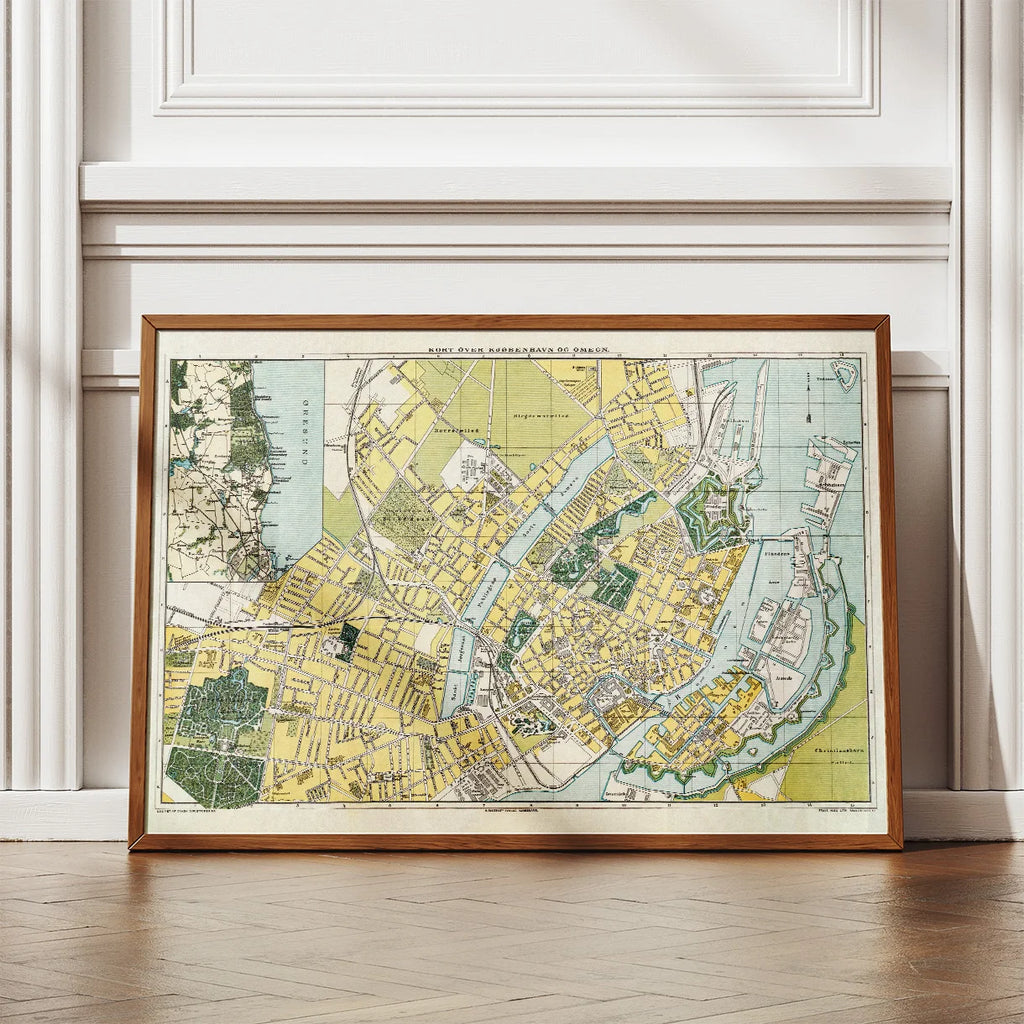 Kort over København og Omegn 1897 - Bykort – billede 2