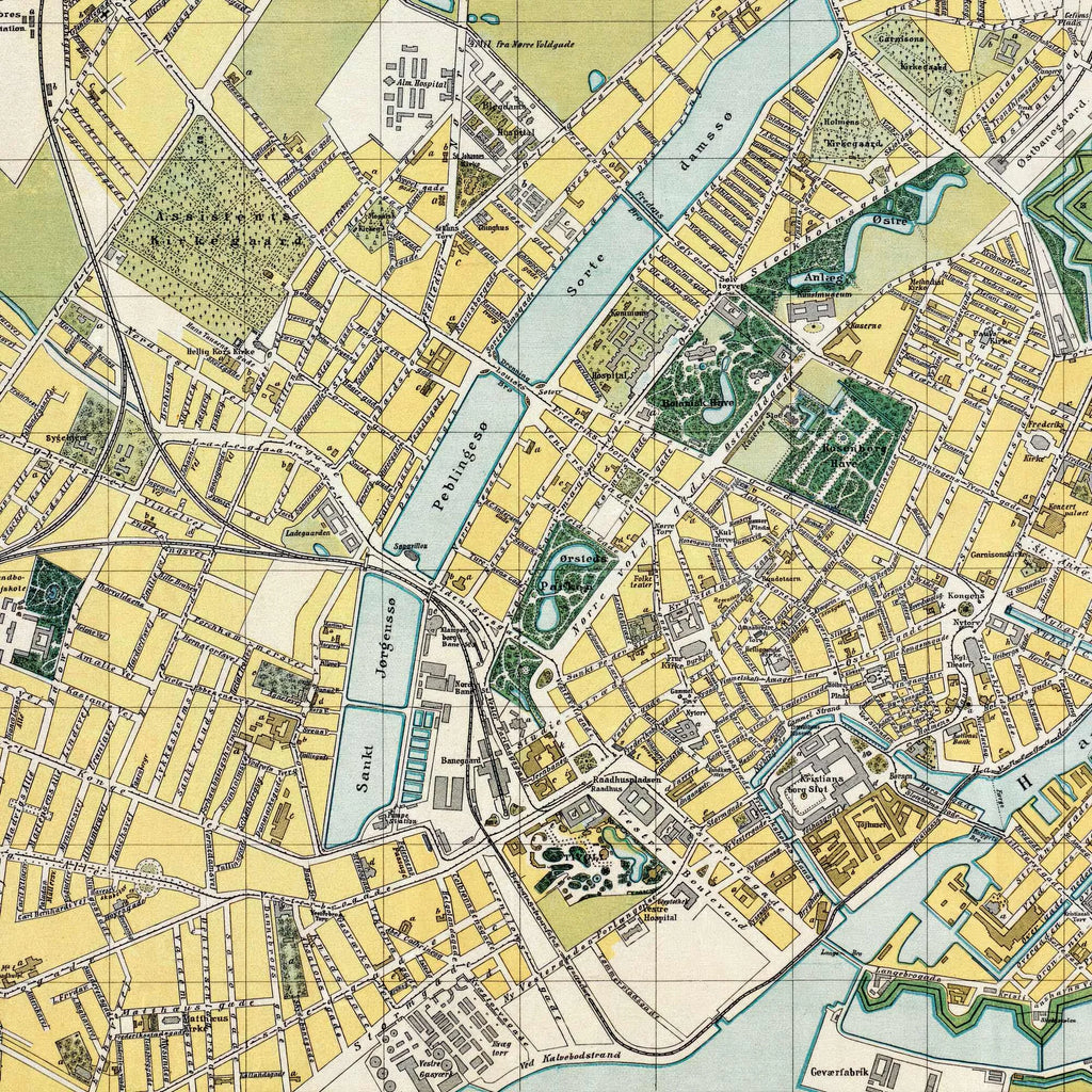 Kort over København og Omegn 1897 - Bykort – billede 4