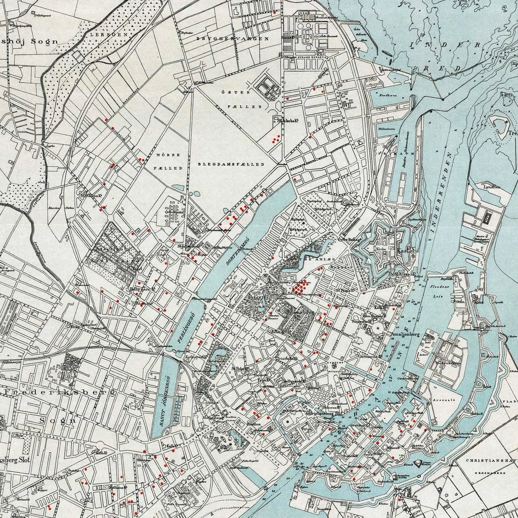 København og Nærmeste Omegn 1897 - Bykort – billede 4