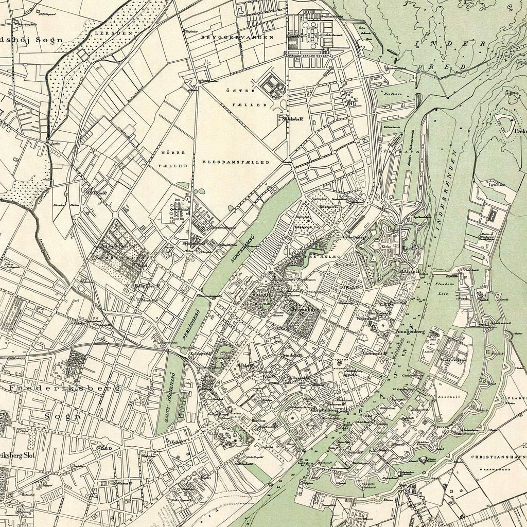 København med Nærmeste Omegn 1897 - Bykort – billede 4