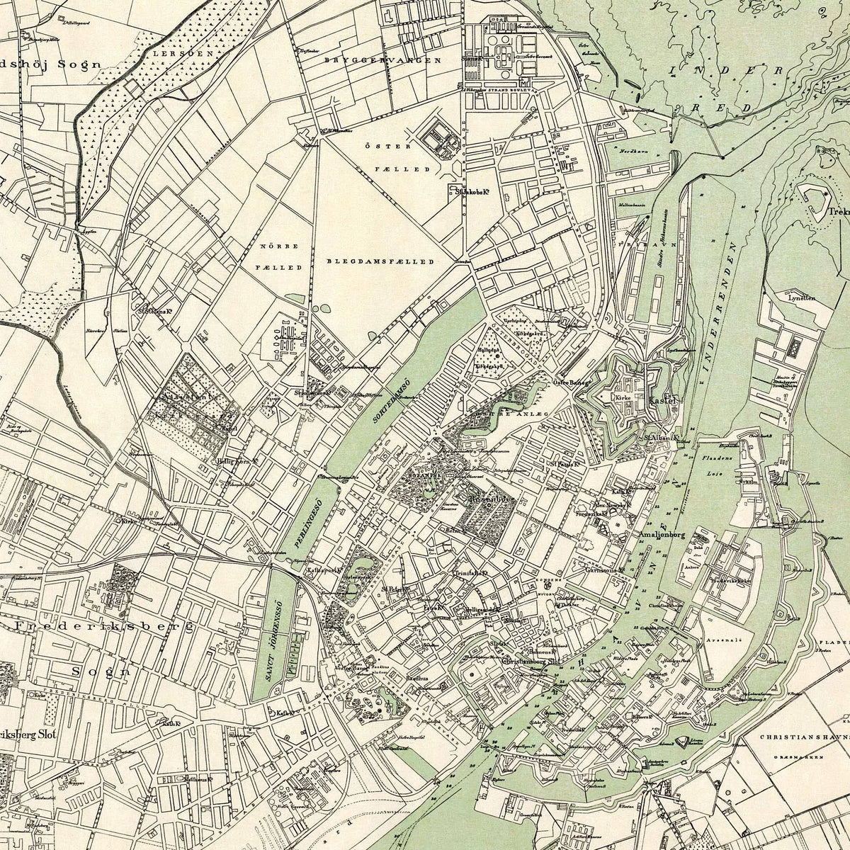 København med Nærmeste Omegn 1897 - Bykort – billede 4