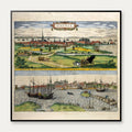 Hafnia - København 1587 - Historisk kort – billede 1