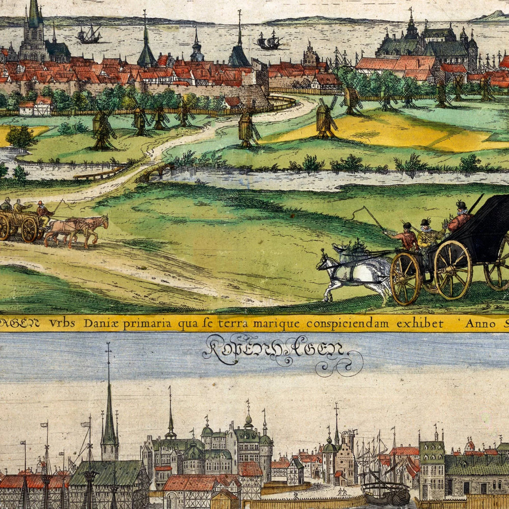Hafnia - København 1587 - Historisk kort – billede 4