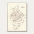 Kort over Brænderup Sogn 1862-1870 - Matrikelkort – billede 1
