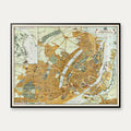 København 1899 - Monumentalt bykort - 65×50 cm – billede 1