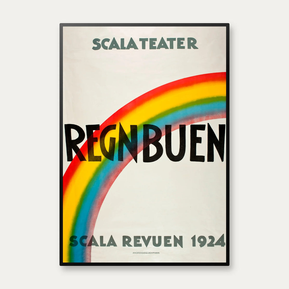 Scala Teatret København 1924 - Teaterplakat – billede 1