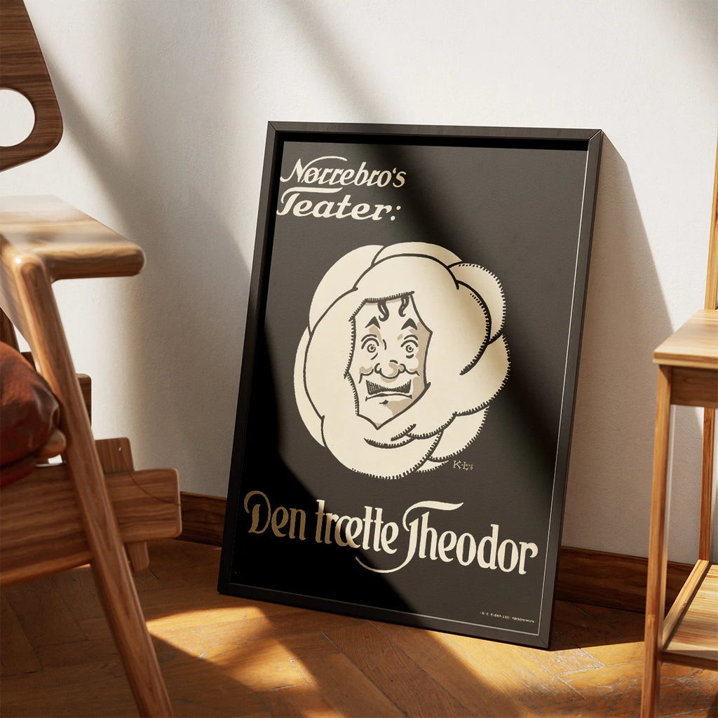 Den trætte Theodor 1924 - Teaterplakat – billede 3