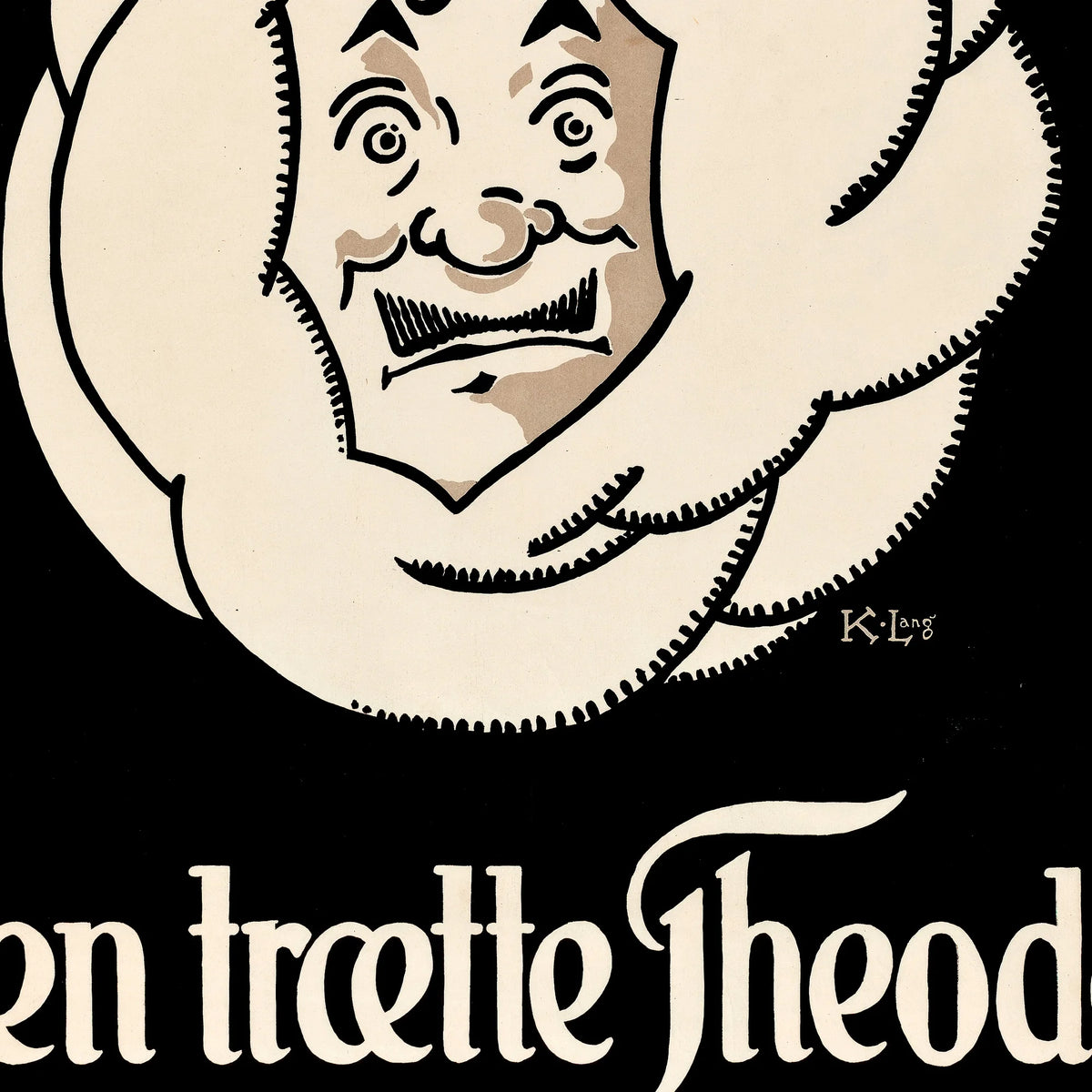 Den trætte Theodor 1924 - Teaterplakat – billede 4
