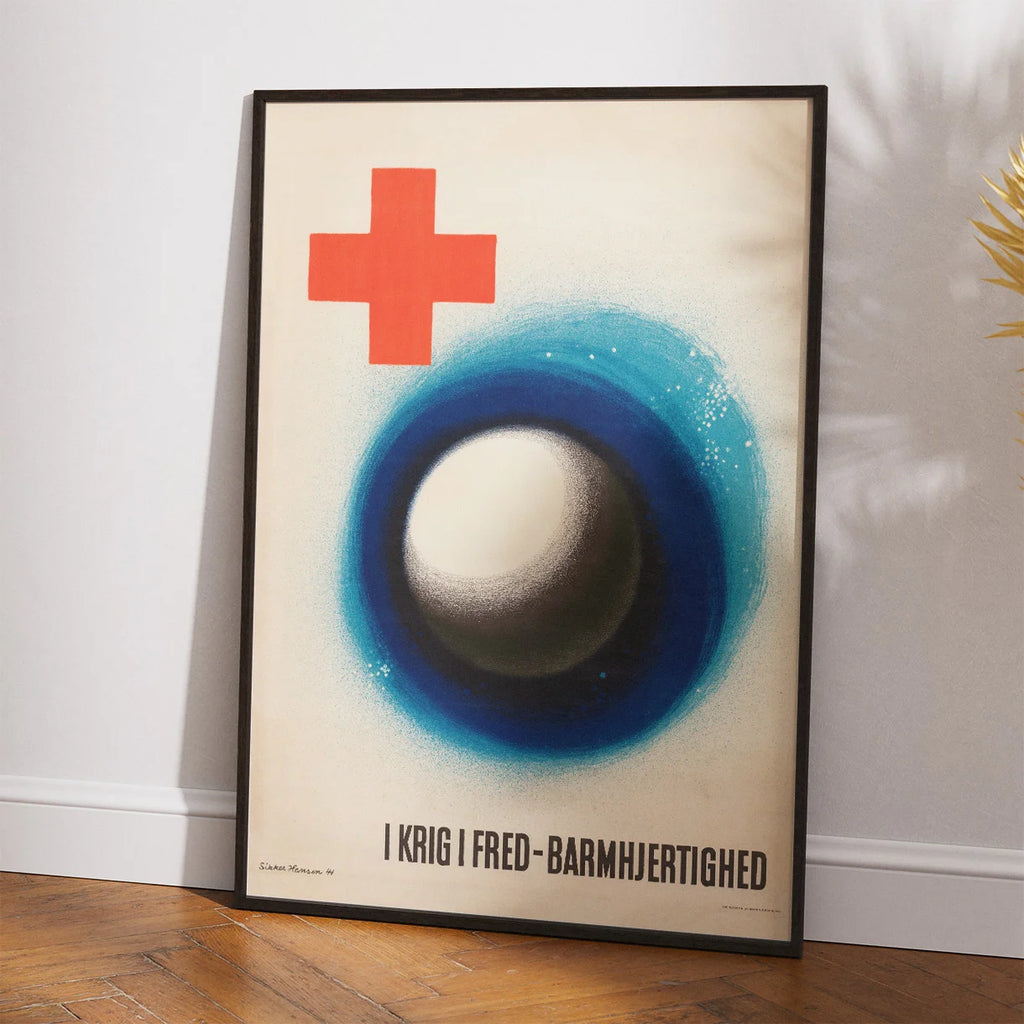 Dansk Røde Kors 1941 - I krig i Fred - Barmhjertighed plakat – billede 2